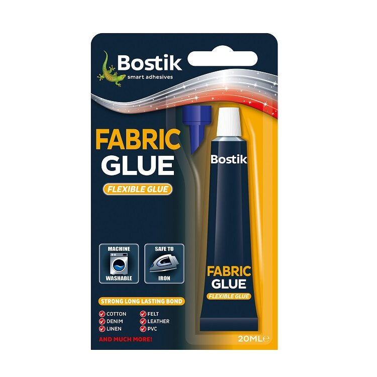 BOSTIK FABRIC FLEXIBLE ADHESIVE GLUE 20ML. 30803717 112138 \\\KD18367