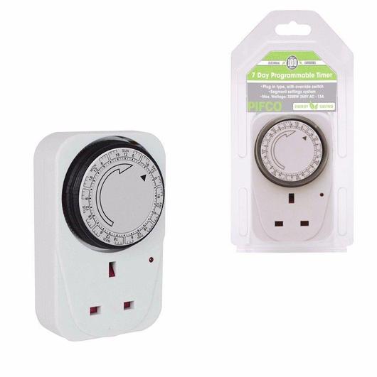 PIFCO 7 DAY PROGRAMMABLE TIMER. TMR1008 \\\KD18401