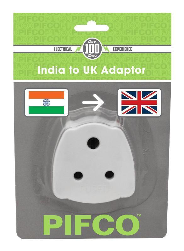 PIFCO / DAEWOO HOLIDAY ESSENTIALS INDIA TO UK ADAPTOR. TVL1016GED \\\KD18409
