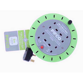 PIFCO EXTENSION REEL 4 GANG 13AMP 5M. PIF2069 \\\KD18420