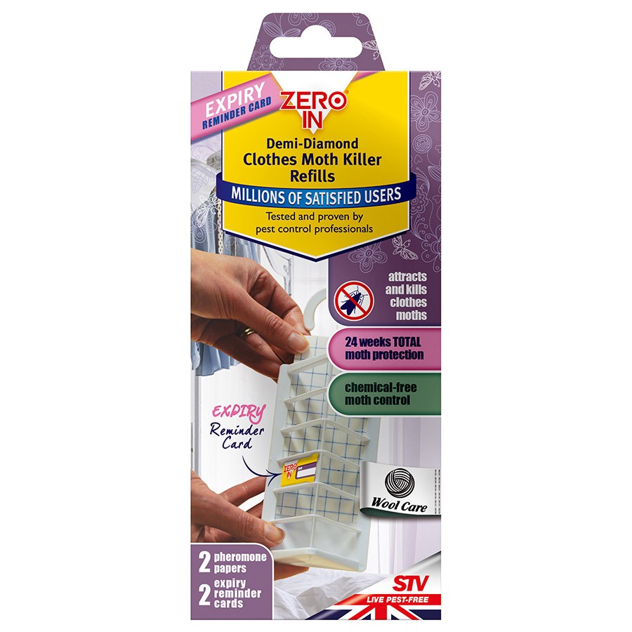 ZERO IN DEMI-DIAMOND CLOTHES PAD REFILLS 2/PK \\\KD18428