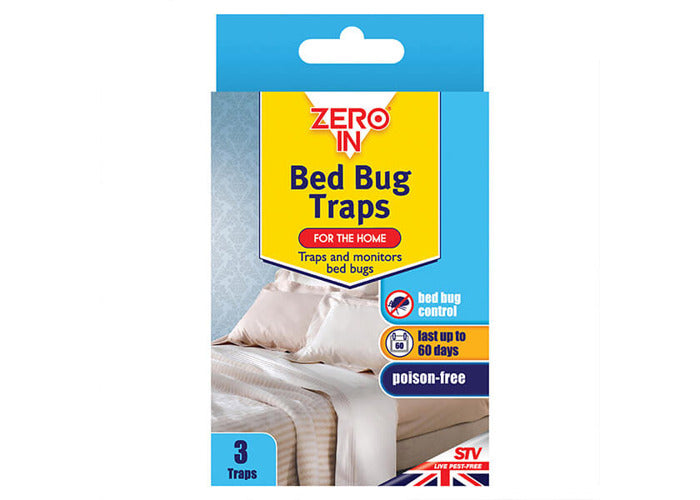 ZERO IN POISION FREE BED BUG TRAPS 5/PK \\\KD18499