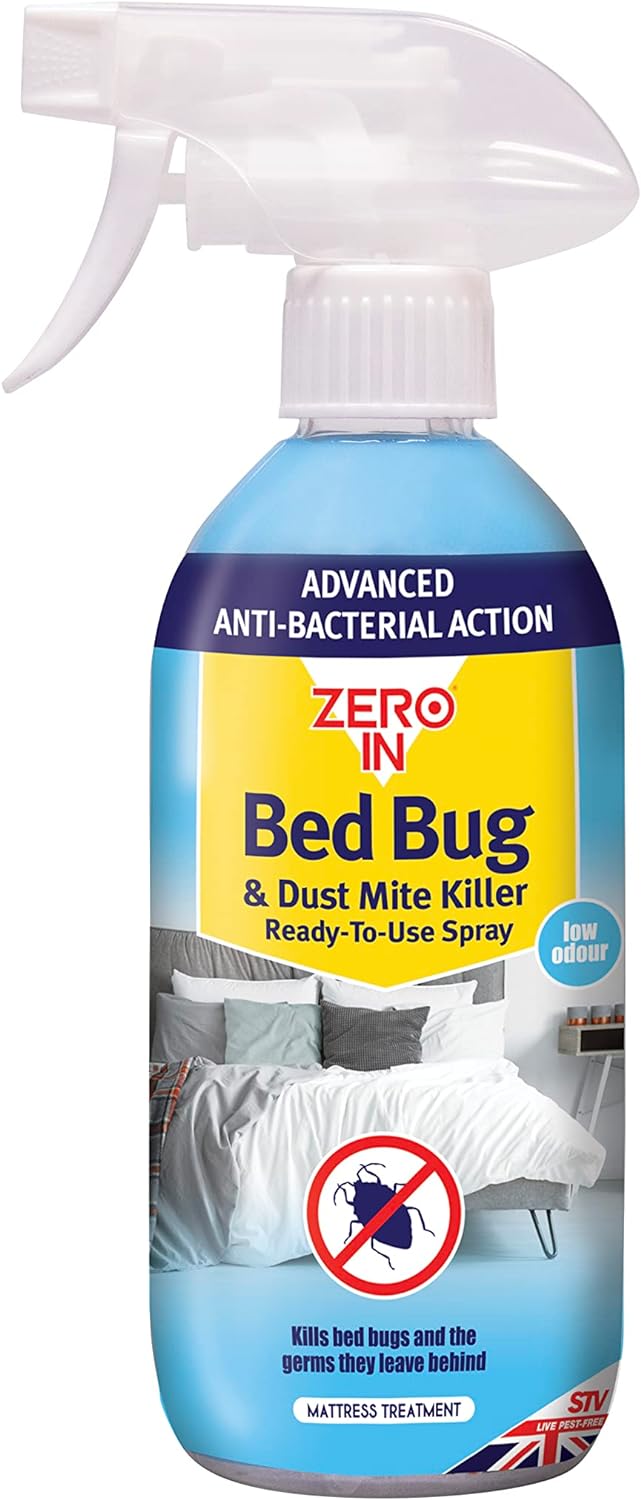 ZERO IN BED ODOUR FREE BUG & DUST MITE KILLER SPARY 500ML \\\KD18501