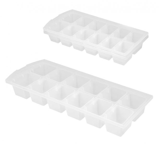 METALTEX ICE CUBE TRAYS SET OF 2 -  22 CM MULTI COLOUR. 253517 \\\KD18505