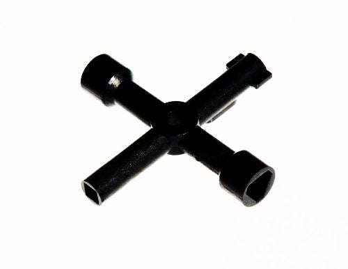 4 WAY UTILITY SERVICE KEY EXTRA TOUGH PLASTIC. M6996 \\\KD18508