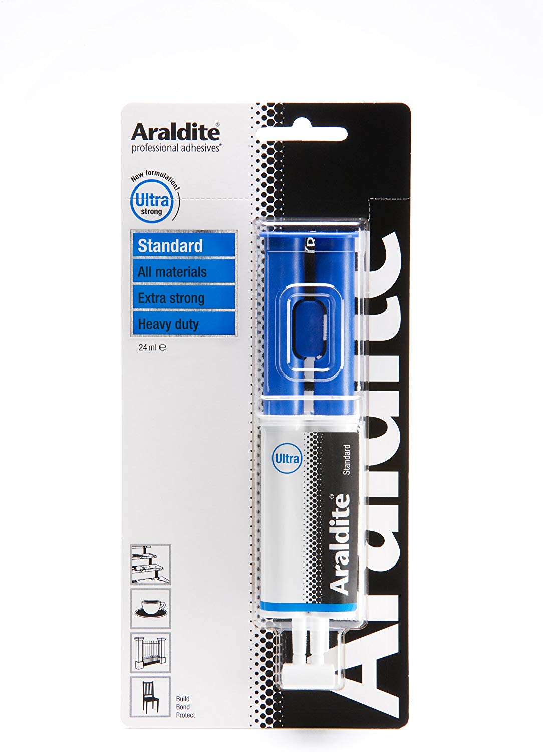 ARALDITE STANDARD EPOXY ADHESIVE GLUE 24ML. ARA400003 \\\KD18511