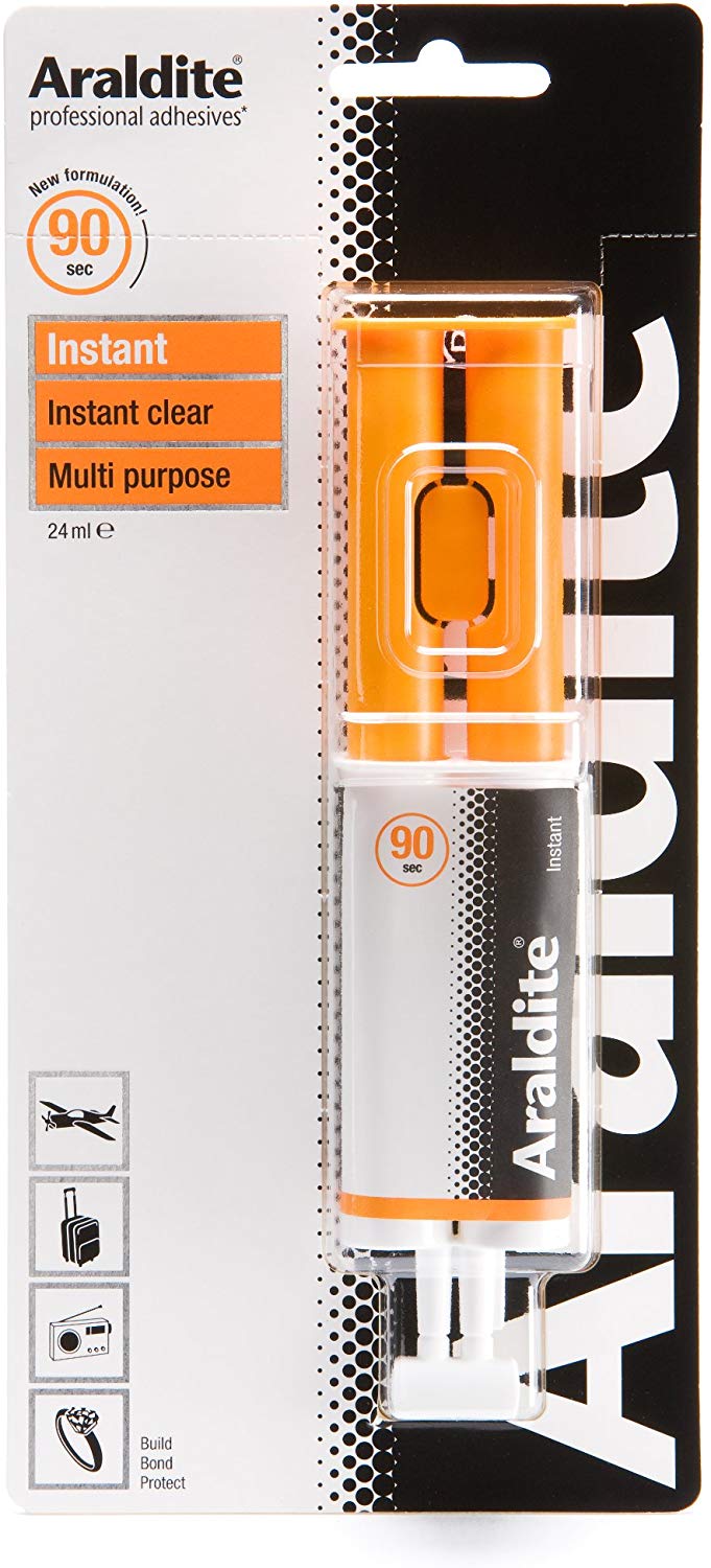 ARALDITE INSTANT EPOXY ADHESIVE GLUE 24ML. ARA400012 \\\KD18515