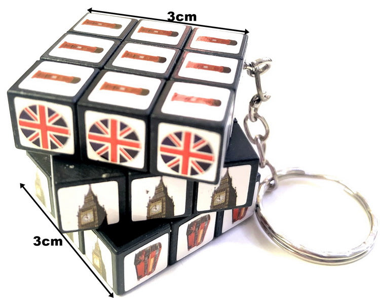 LONDON DESIGN MAGIC CUBE KEYRING MINI. JL1787 \\\KD18578