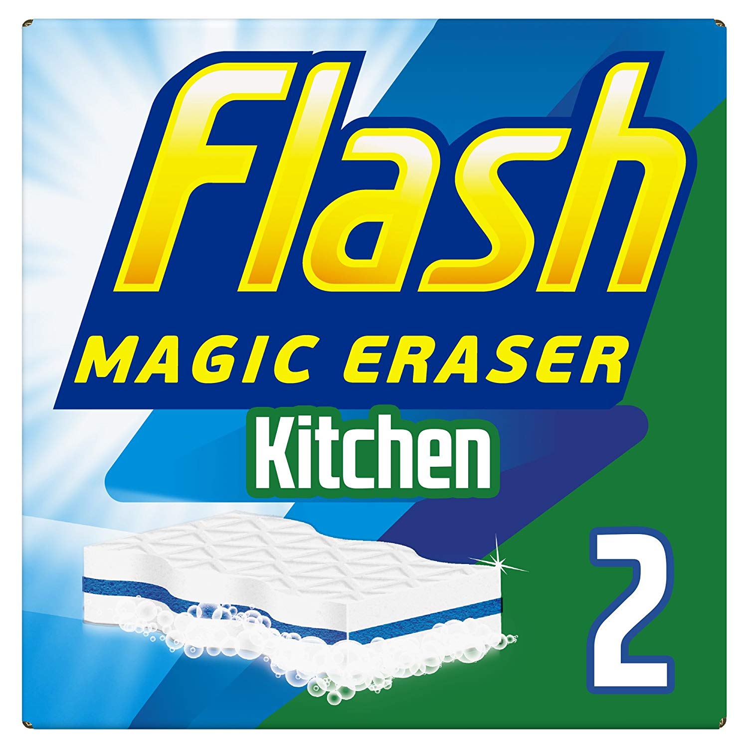 FLASH MAGIC ERASER KITCHEN SCRUBBER 2/PK. PTHOFLA018 \\\KD18593