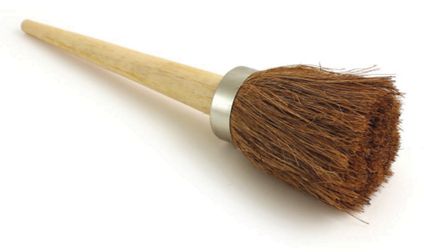 SHORT HANDLE TAR BRUSH WITH NATURAL COCO FILL. 272TC \\\KD18599