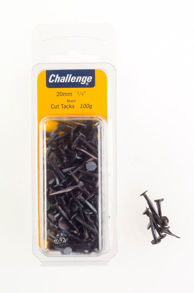 CHALLENGE BLUED TACKS 20MM 100G. FS40204 \\\KD18629