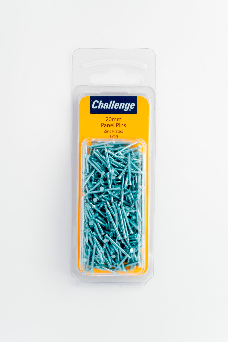 CHALLENGE ZINC PLATED PANEL PINS 20MM 100G. FS40295 \\\KD18635