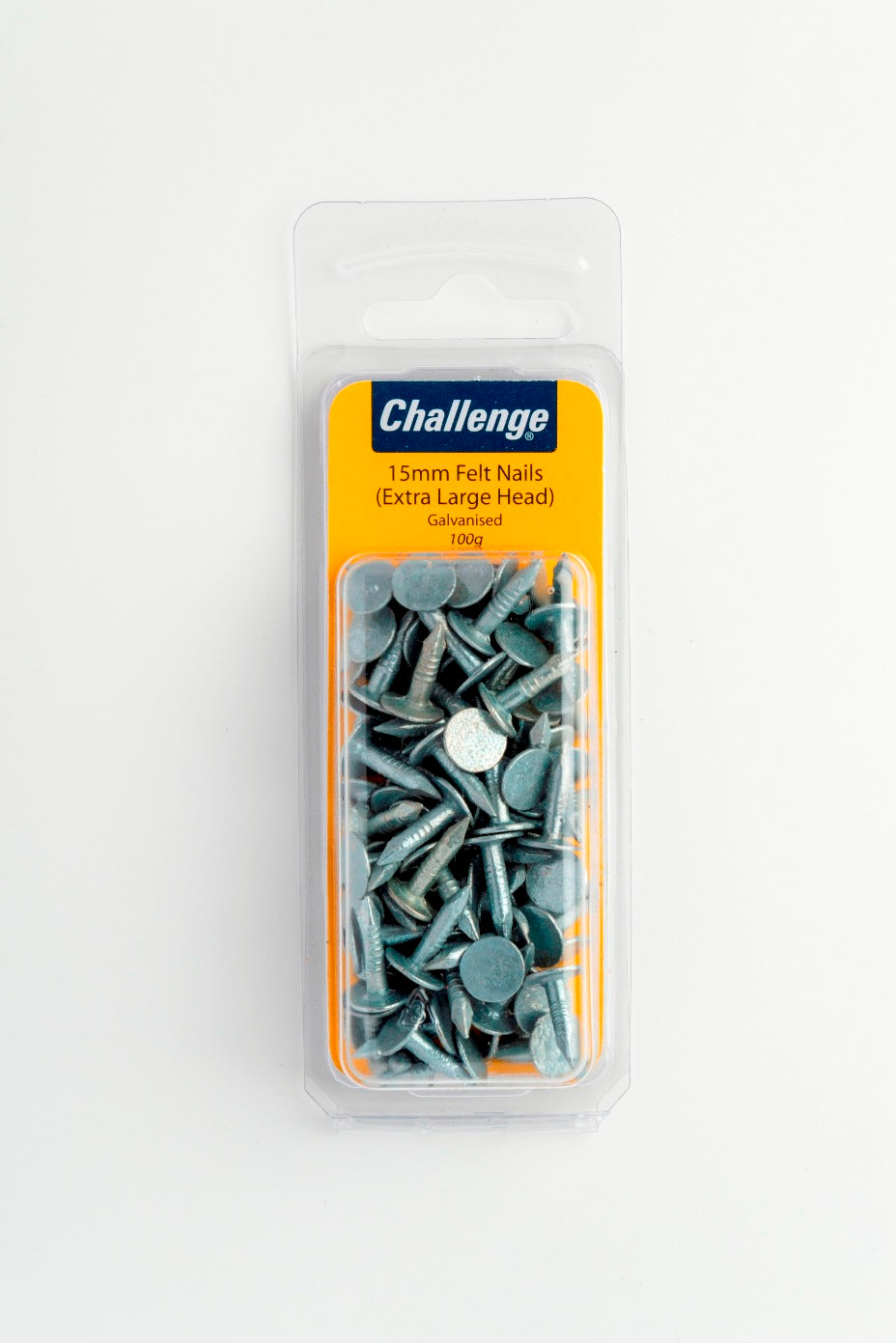 CHALLENGE GALVANISED FELT NAILS 15MM 100G. FS40467 \\\KD18660