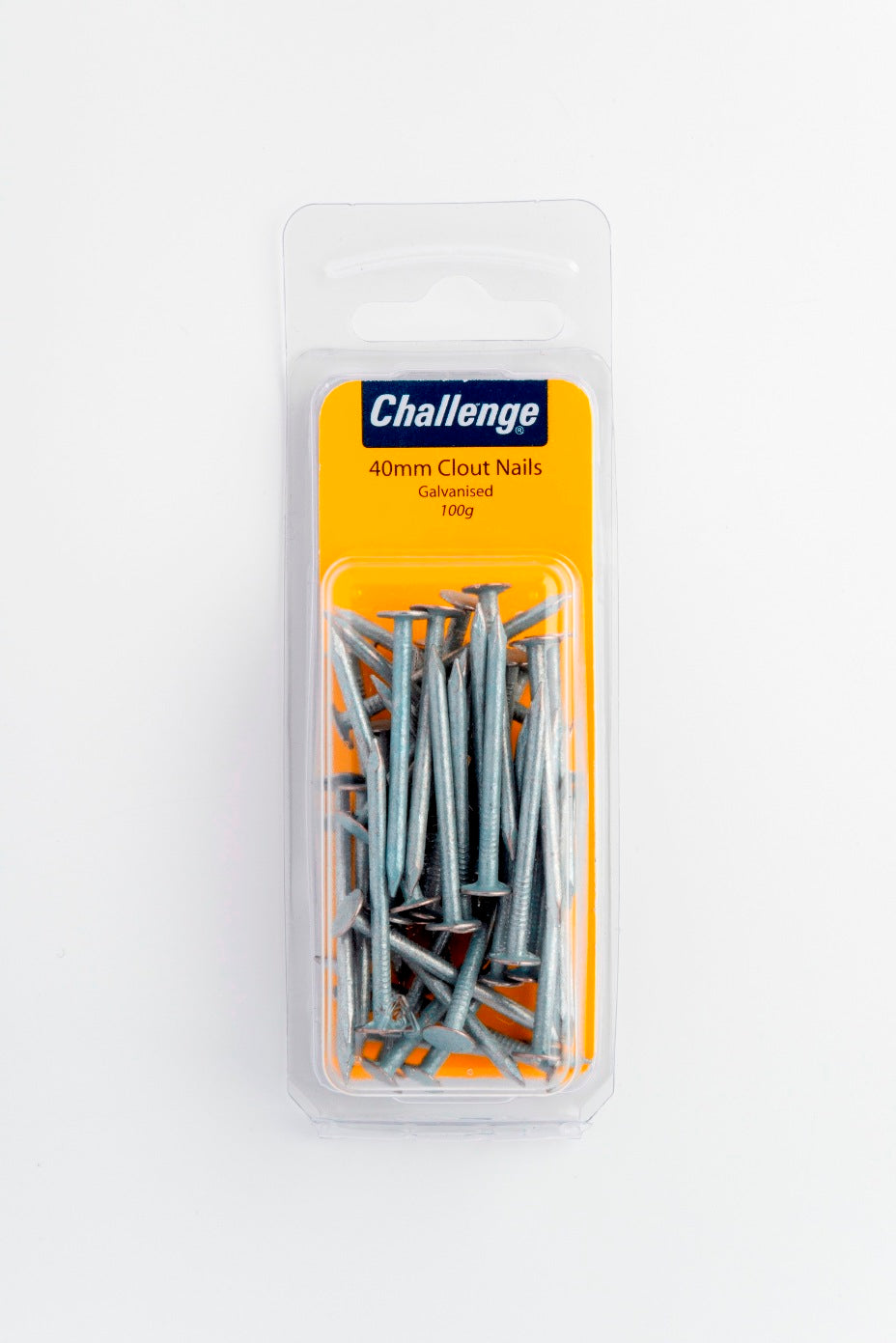 CHALLENGE GALVANISED CLOUT NAILS 40MM 100G. FS40473 \\\KD18663