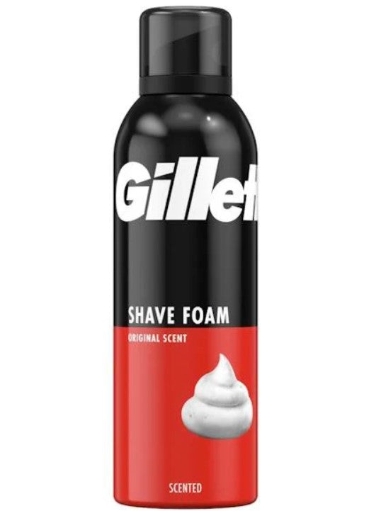 GILLETTE REGULAR SKIN SHAVING FOAM 200ML 6/PK. GIFR \\\KD18698