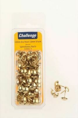 CHALLENGE NICKLE PLATED UPHOLSTERY NAILS 10MM 75/PK. FS40499 \\\KD18711