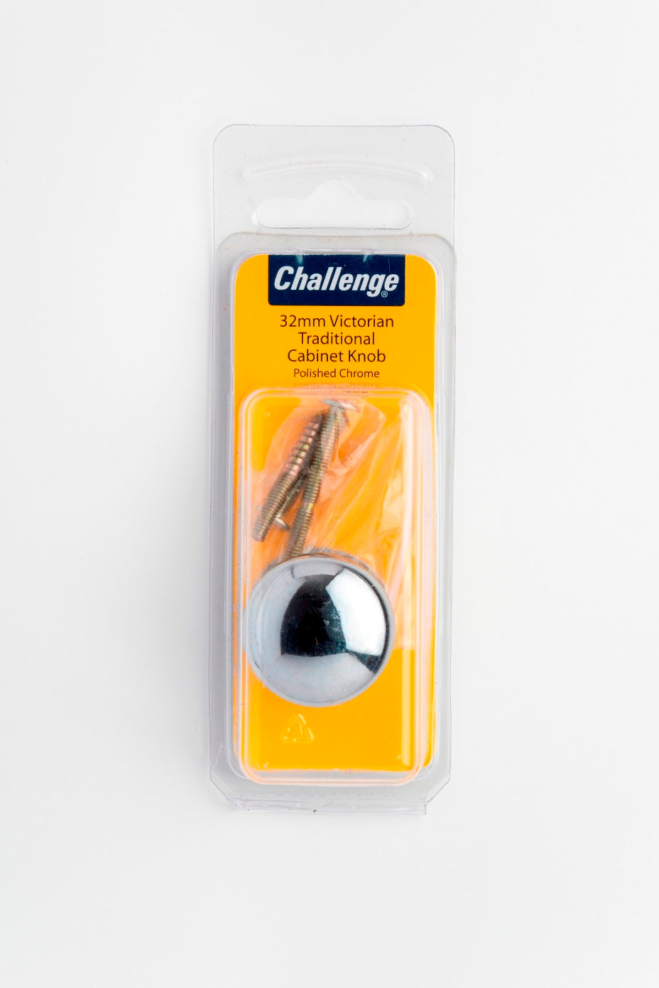 CHALLENGE CHROME POLISHED TRADITONAL VICTORIAN CABINET KNOB 32MM. FS40722 \\\KD18734