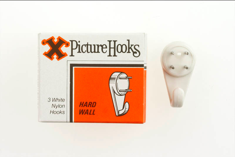 X MEDIUM HARD WALL PICTURE HOOKS 3/PK. FS12808 \\\KD18755