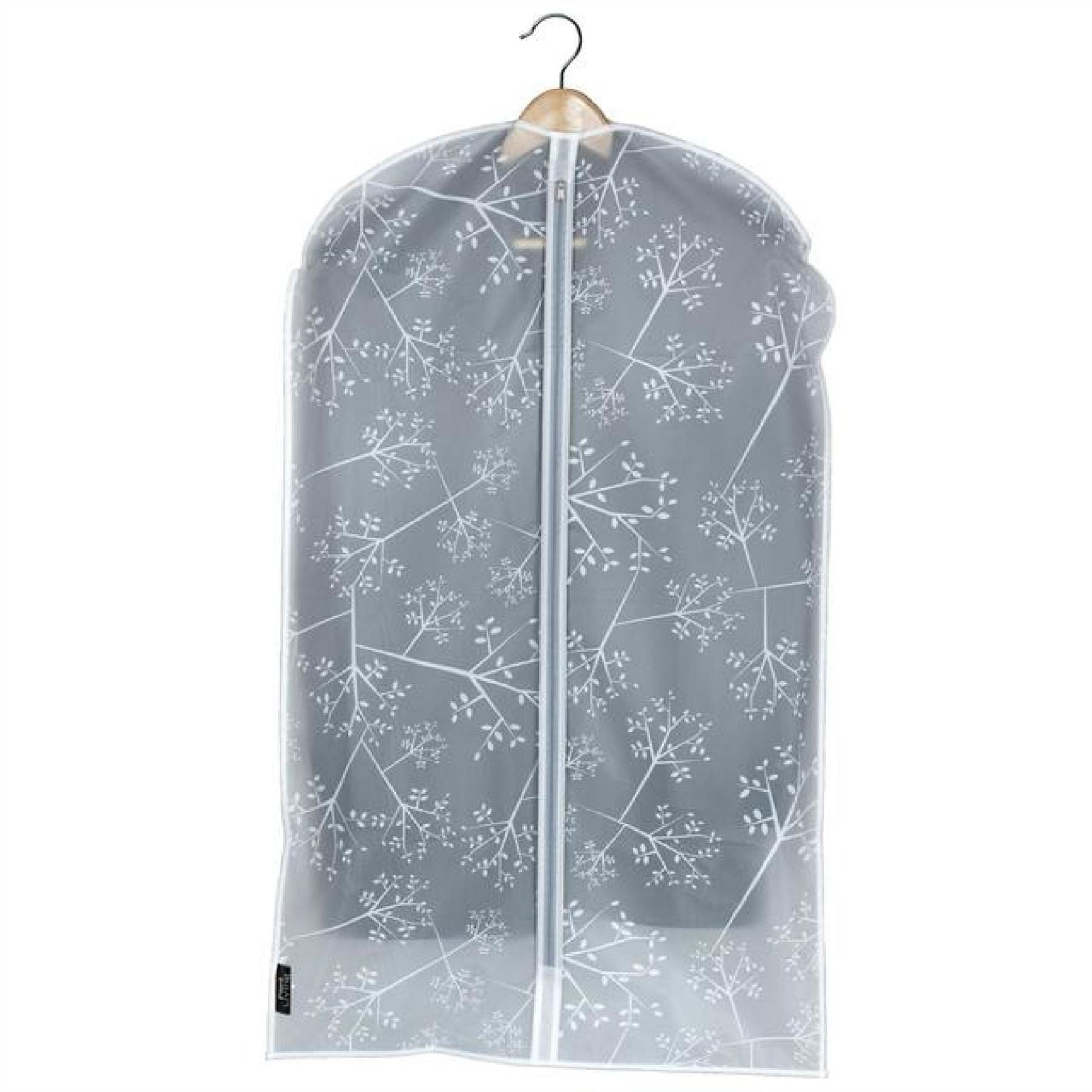 DOMOPAK WHITE LEAF DESIGN SUIT COVER 100CM X 60CM. DP908000 070005 \\\KD18793