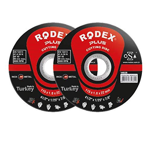 RODEX PLUS CUTTING DISC 115 X 1.0 X 7/8 INCH. SRN10115T \\\KD18817