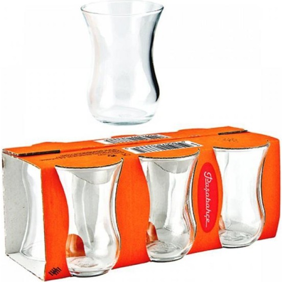 PASABAHCE CLASSIC TURKISH TEA GLASSES 120ML 6/PK. 42021 \\\KD18844