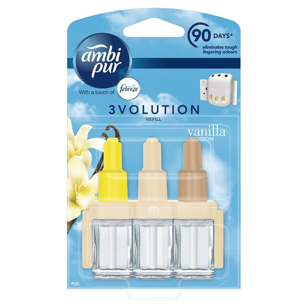 AMBI PUR 3VOLUTION VANILLA AIR FRESHENER PLUG-IN DIFFUSER REFILL 20 ML. PTHOAMB055 \\\KD18848