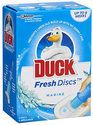 TOILET DUCK FRESH DISCS MARINE WITH 6 DISC AND APPLICATOR. 71835 \\\KD18861