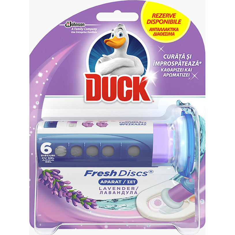 TOILET DUCK FRESH LAVENDER WITH 6 DISC AND APPLICATOR. PTHOTOI021 \\\KD18863