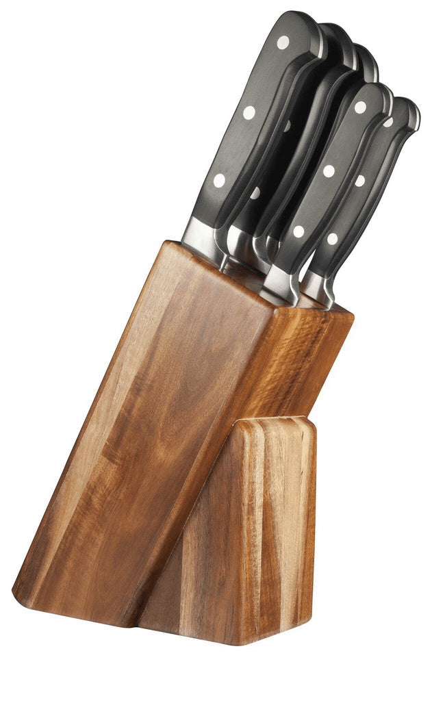 'TAYLOR'S EYE WITNESS ACACIA WOOD KNIFE BLOCK SET 5 PIECES'||'. '||'TDCKBDB05' \\\KD18883