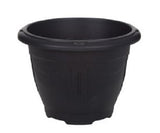WHITEFURZE ROUND VENETIAN PLANTER 33CM BLACK. G020165 \\\KD18885