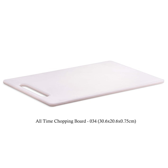 WHITE PLASTIC CUTTING CHOPPING BOARD 305MM X 205MM. AT034 TS303271 \\\KD18891