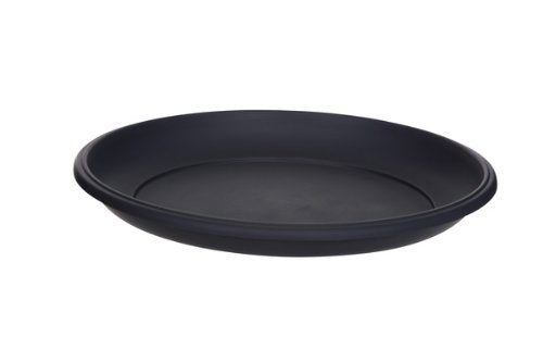 WHITEFURZE PLANTER SAUCER 20CM BLACK. G020885 \\\KD18897