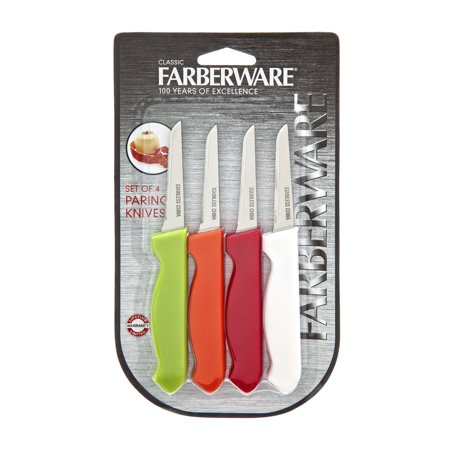 FARBERWARE FRESH PARING KNIVES 4/PK. FWFSPAR4PC \\\KD18925