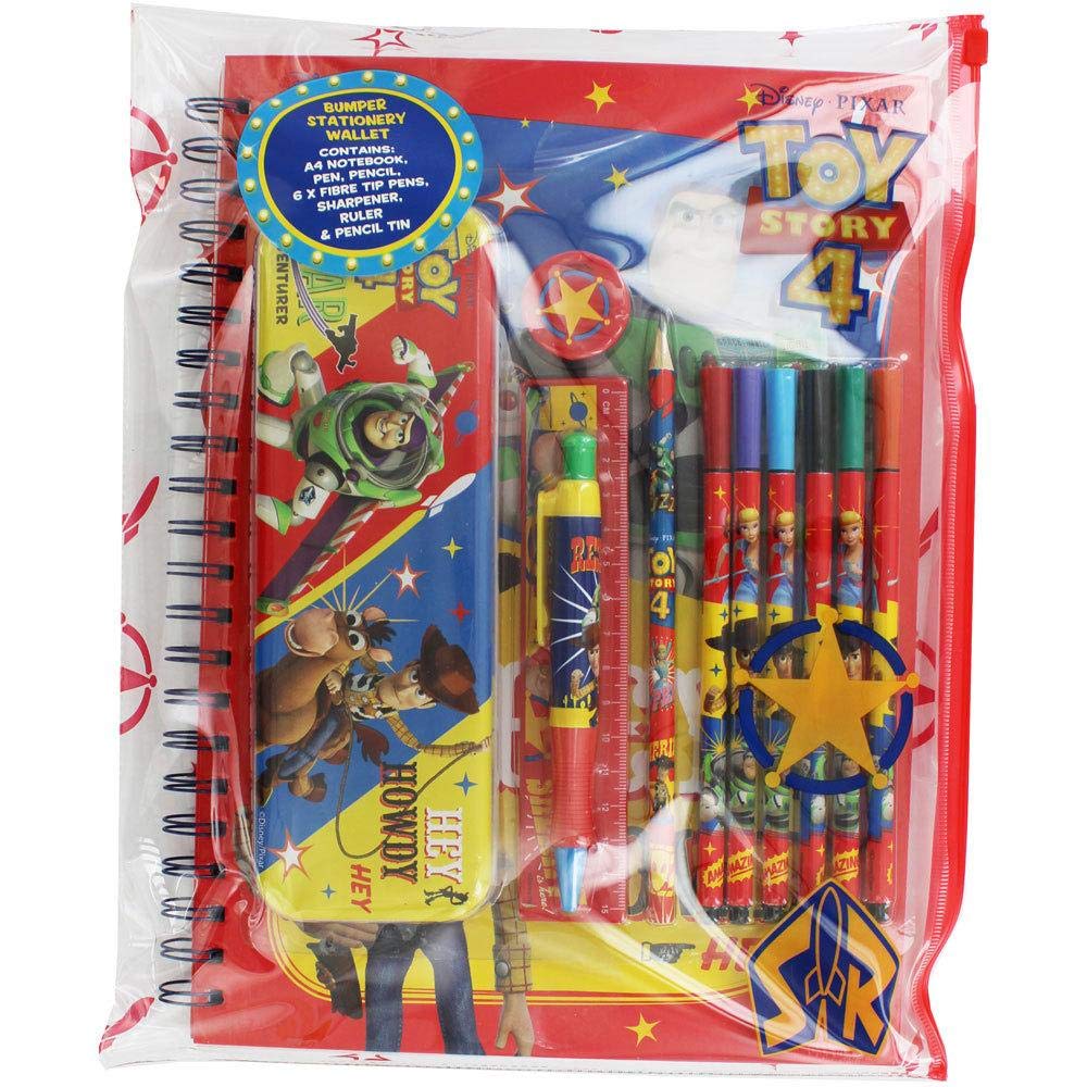 DISNEY PIXAR TOY STORY 4 BUMPER STATIONARY WALLET 12 PIECES. TYBSW \\\KD18936