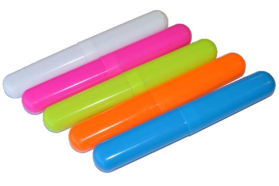 10 PLASTIC TOOTHBRUSH HOLDERS \\\KD18955
