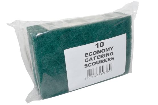 ECONOMY CATERING SCOURERS 10/PK. MH15C-2 \\\KD18979