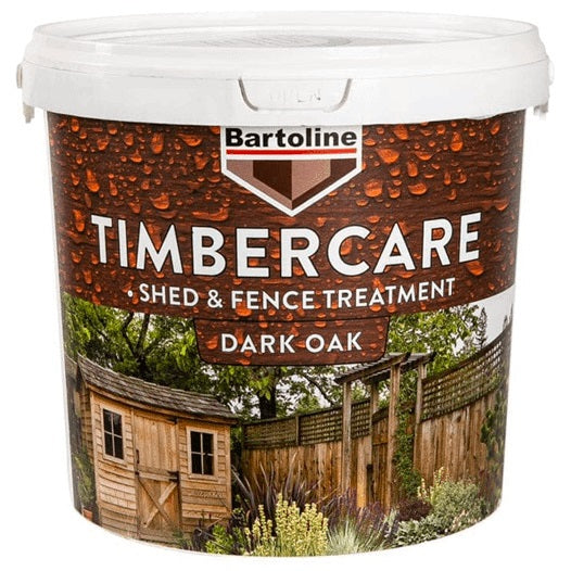 BARTOLINE SHED AND FENCE TREATMENT DARK OAK 5 LITRE. 58490091 \\\KD18999
