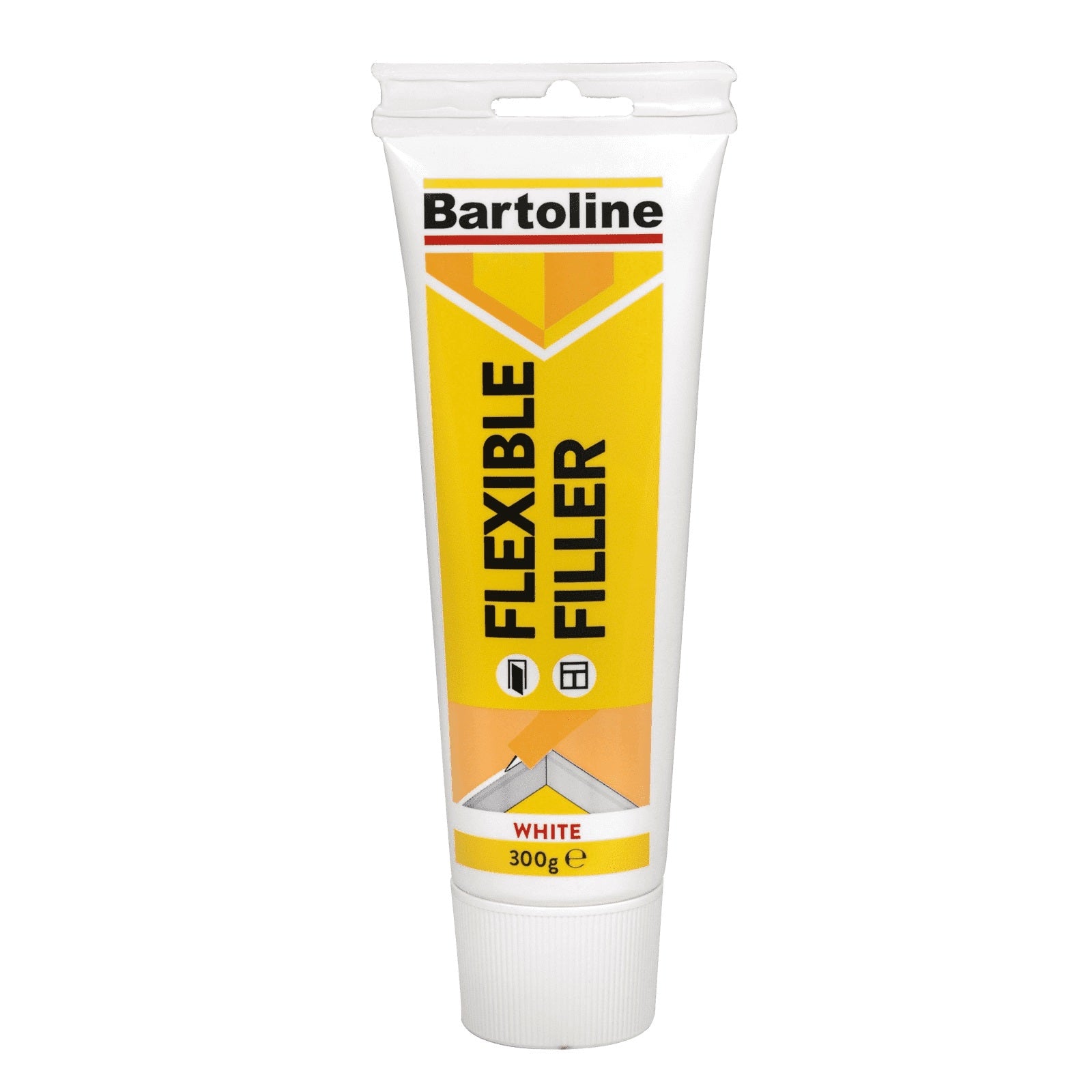 BARTOLINE CAULK DECORATIVE FLEXIBLE FILLER WHITE TUBE 300GM. 52720505 \\\KD19006