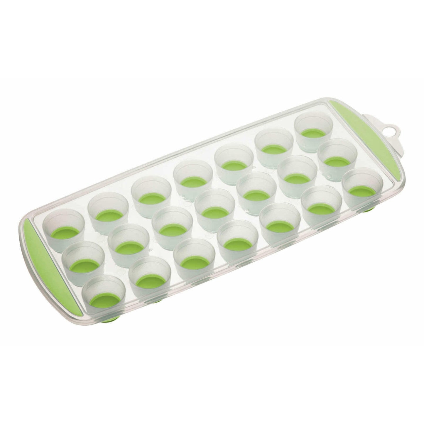 COLOURWORKS POP OUT FLEXIBLE ICE CUBE TRAY - GREEN. CWICTRGRN \\\KD19049