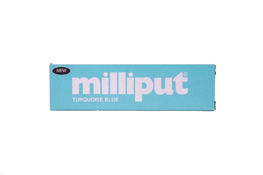 MILLIPUT EPOXY PUTTY TURQUOISE BLUE 4OZ 113.4G PACK. 678574 \\\KD19053