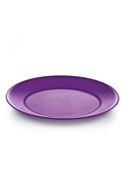 HOBBY LIFE ROUND FLAT SERVICE PLATE 23.5CM X 2CM ASSORTED COLOUR. 031296 \\\KD19068