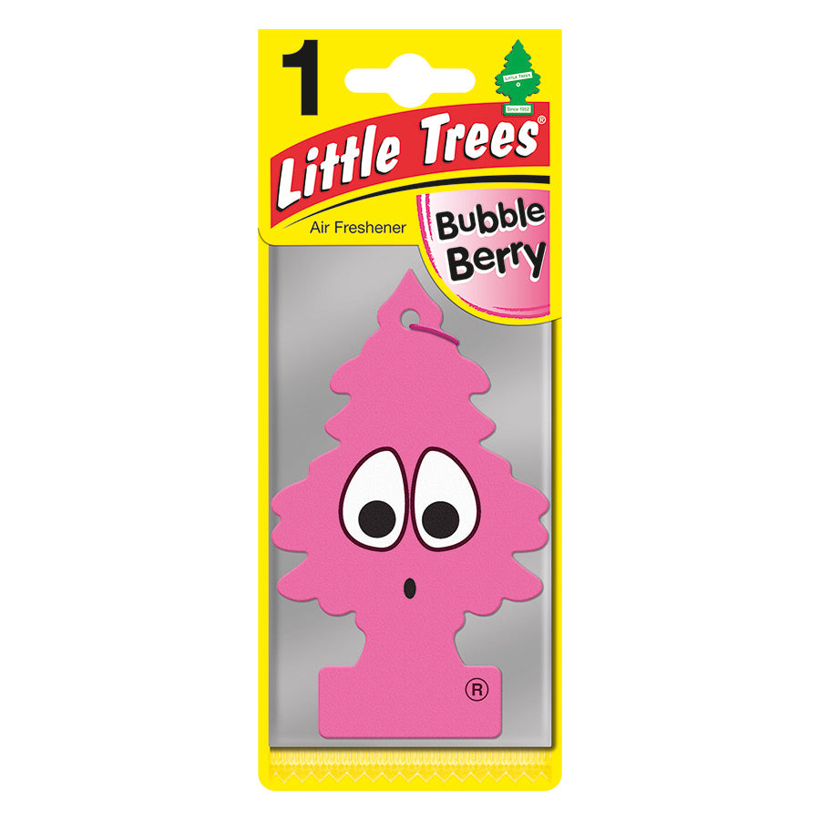 LITTLE TREES CAR AIR FRESHENER - BUBBLE BERRY. MTR0006 \\\KD19117