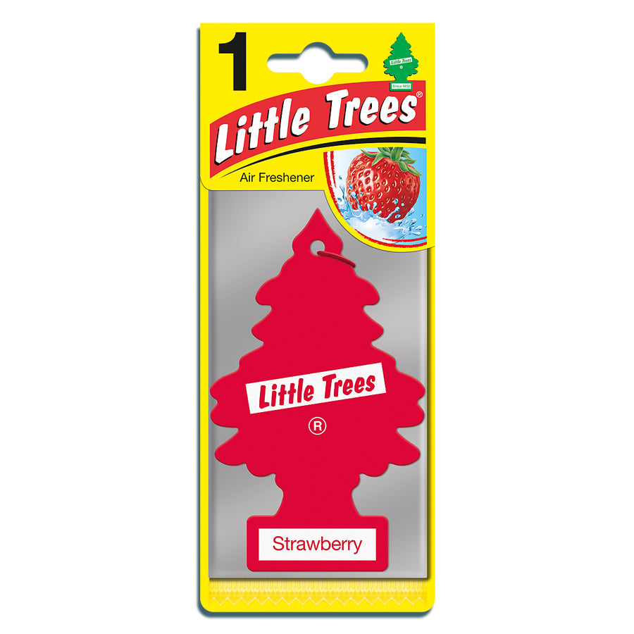 LITTLE TREES CAR AIR FRESHENER - STRAWBERRY. MTR0013 \\\KD19119