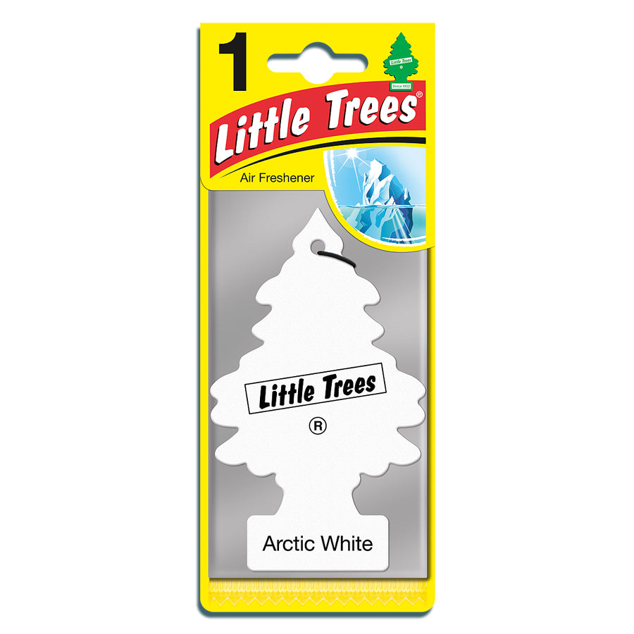 LITTLE TREES CAR AIR FRESHENER - ARCTIC WHITE. MTR0061 \\\KD19122
