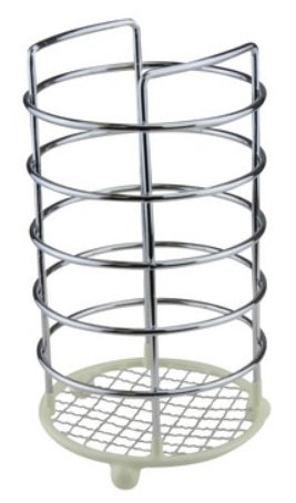 APOLLO CHROME DIP UTENSIL HOLDER CREAM 20 X 11 X 11 CM APX. AP3491 \\\KD19172