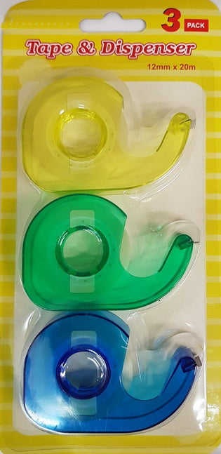 GSD TAPE WITH DISPENSER 12MM X 20M 3/PK. 942145 \\\KD19185