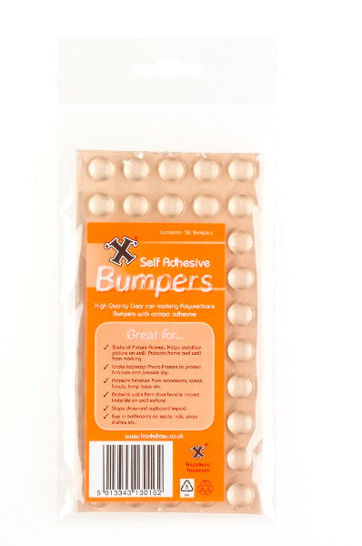 SHAW X SELF ADHESIVE CLEAR BUMPERS / DOOR BUFFER 50/PK. FS13016 \\\KD19208
