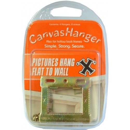 SHAW X CANVAS HANGERS WITH SCREWS 4/PK. FS13012 \\\KD19261