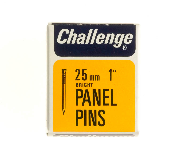 CHALLENGE BRIGHT PANEL PINS 25MM 50G. FS10608 \\\KD19272