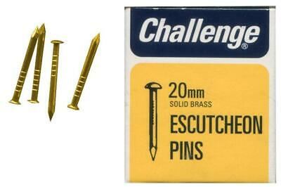 CHALLENGE SOLID BRASS ESCUTCHEON PINS 15MM 30G. FS11434 \\\KD19291